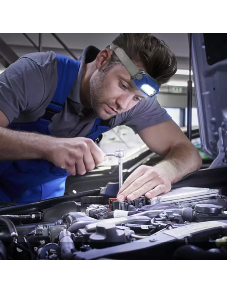 Linterna frontal de trabajo HL22M ambiente