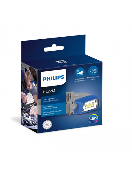 Linterna frontal de trabajo HL22M embalaje