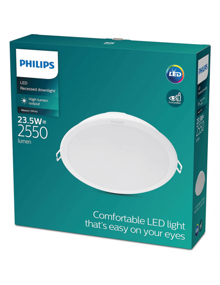 Downlight LED rond 24W 2550Lm Meson 200 915005807201 | leonleds