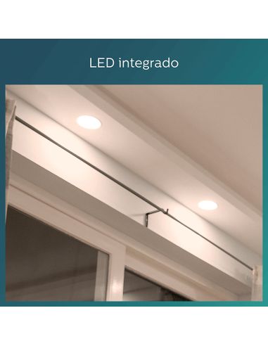 Philips 6W 550Lm downlight LED redondo branco | Leon Leds-Led ...