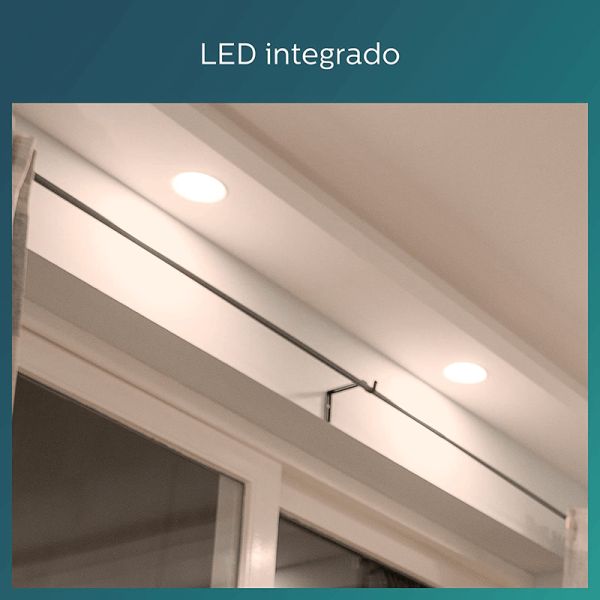 Downlight LED redondo 6W 550Lm blanco Philips | LeonLeds