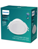 Downlight LED redondo 6W 550Lm blanco Philips | LeonLeds