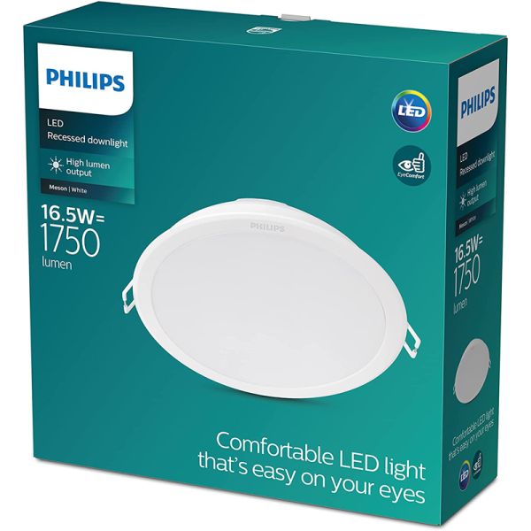 Downlight LED redondo 17W branco 1.600Lm Philips | leonleds