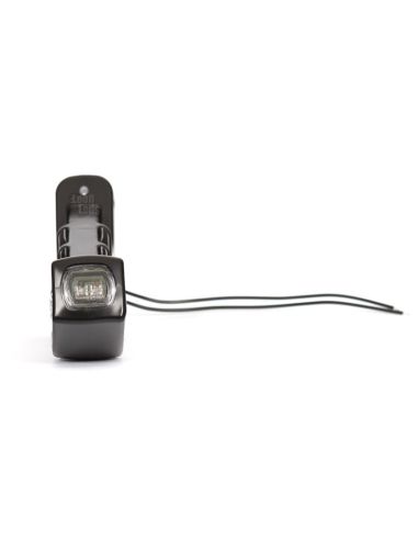 Jauge LED avec abat-jour transparent Long 3 Fonctions W48 IP68 valable pour 12V et 24V Était W48 | leonleds