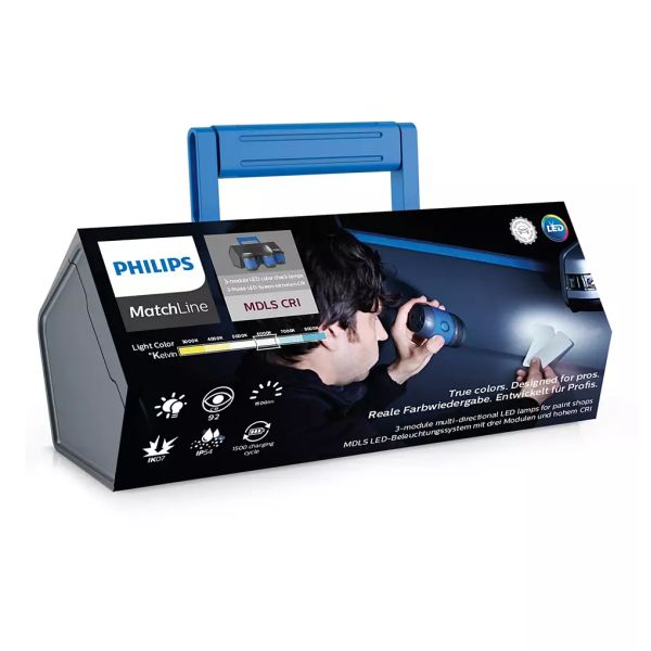 Embalagem de lanterna LED multidirecional de 3 módulos