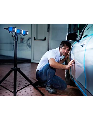 Linterna LED multidireccional de 3 módulos sin manos