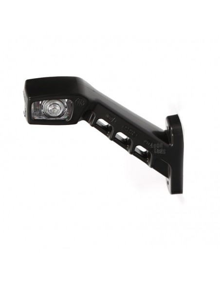 Jauge LED avec abat-jour transparent Long 3 Fonctions W48 IP68 valable pour 12V et 24V Était W48 | leonleds