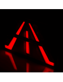 Piloto Trasero rectangular LED con triangulo Strada 12V 24V Horpol | LeonLeds