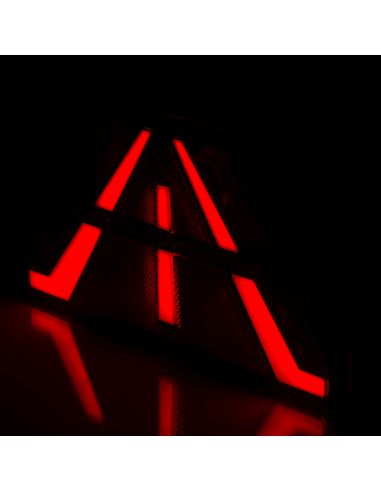 Piloto Trasero rectangular LED con triangulo Strada 12V 24V Horpol | LeonLeds