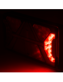 Piloto Trasero rectangular LED con triangulo Strada 12V 24V Horpol | LeonLeds