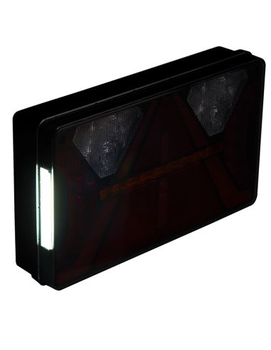 Piloto Trasero rectangular LED con triangulo Strada 12V 24V Horpol | LeonLeds