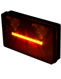 Piloto Trasero rectangular LED con triangulo Strada 12V 24V Horpol | LeonLeds