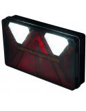 Piloto Trasero rectangular LED con triangulo Strada 12V 24V Horpol | LeonLeds