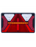 Piloto Trasero rectangular LED con triangulo Strada 12V 24V Horpol | LeonLeds