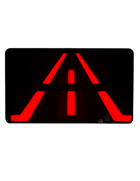 Piloto Trasero rectangular LED con triangulo Strada 12V 24V Horpol | LeonLeds