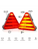 Piloto trasero LED con forma de triangulo con 7 Funciones - Luz de Matricual Latera 12V 24V W244 Was | LeonLeds