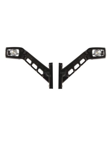 Galibo LED con tulipas transparentes Largo 3 Funciones W48 IP68 valido para 12V y 24V Was W48 | LeonLeds