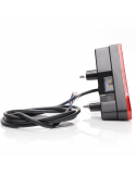 Piloto trasero LED con forma de triangulo con 7 Funciones - Luz de Matricual Latera 12V 24V W244 | LeonLeds