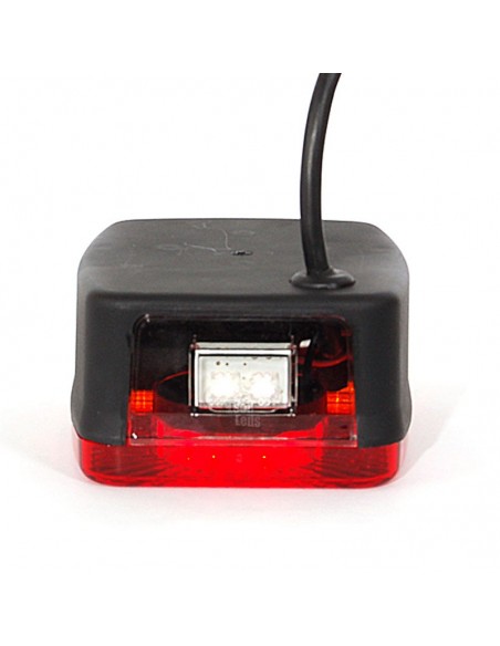 Luz traseira LED econômica barata com 4 funções retangular para caminhão de fazenda de reboque de carro | Leon Iluminação LED