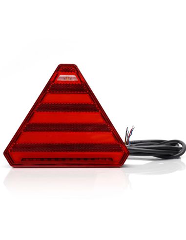 Piloto trasero LED con forma de triangulo con 6 Funciones - 12V 24V - W244 Was | LeonLeds