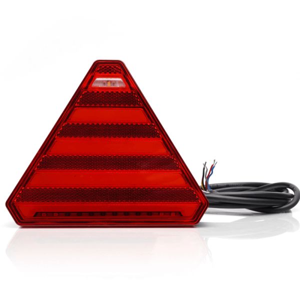 Piloto trasero LED con forma de triangulo con 6 Funciones - 12V 24V - W244 Was | LeonLeds