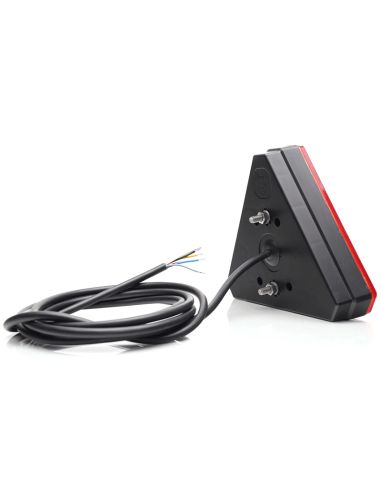 Lanterna traseira LED em forma de triângulo com 6 funções - 12V 24V - W244 Was | leonleds