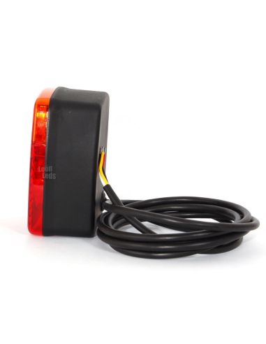 Piloto trasero LED barato economico con 4 funciones rectangular para remolque de coche carro agrícola | LeonLeds Iluminación