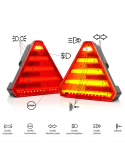 Trasera de Triangulo trasero LED con 3 funciones efecto Neon - 12V 24V - W244 Was | LeonLeds