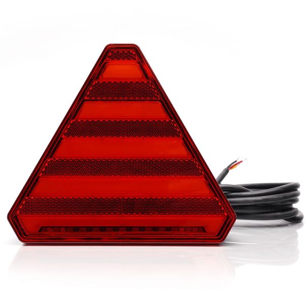 Trasera de Triangulo trasero LED con 3 funciones efecto Neon - 12V 24V - W244 Was | LeonLeds