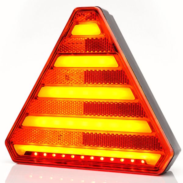 Triangulo trasero LED con 3 funciones efecto Neon - 12V 24V - W244 Was | LeonLeds