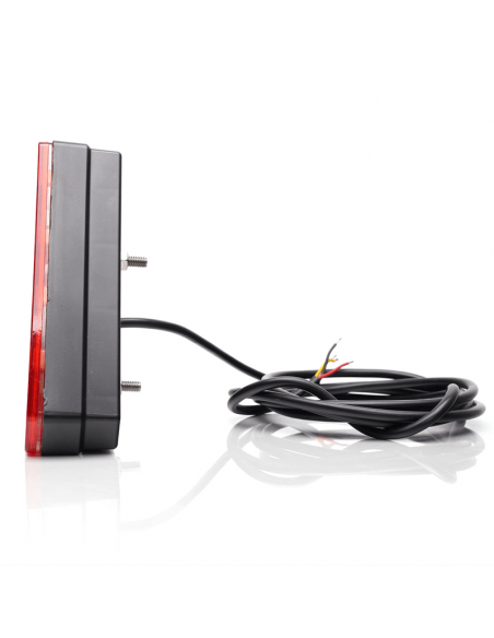 Triângulo traseiro LED com 3 funções, efeito Neon - 12V 24V - W244 Was | leonleds