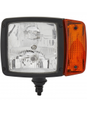 Faro Delantero con soporte inferior 12V Posición, Luz de Carretera, Cruce e Intermitente Hella 1SA 996 120-011 | LeonLeds