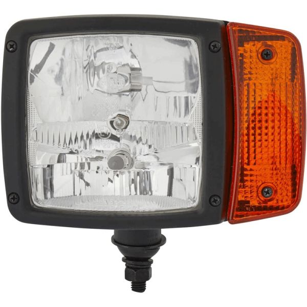 Faro Delantero con soporte inferior 12V Posición, Luz de Carretera, Cruce e Intermitente Hella 1SA 996 120-011 | LeonLeds