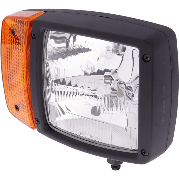 Faro Delantero con soporte inferior 12V Posición, Luz de Carretera, Cruce e Intermitente Hella 1SA 996 120-021 | LeonLeds