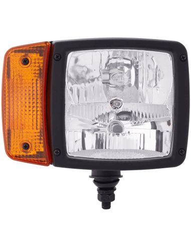 Faro Delantero con soporte inferior 12V Posición, Luz de Carretera, Cruce e Intermitente Hella 1SA 996 120-021 | LeonLeds