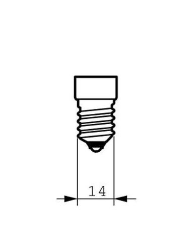 Lâmpada LED esférica de plástico E14 2,8 W - 25 W Philips | Leon Iluminação LED