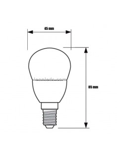 Bombilla LED Esférica E14 de Plástico 2,8W - 25W 8719514312487 Philips | LeonLeds Iluminación 2