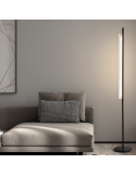 Lampadaire LED Oslo 3000k noir ambiant