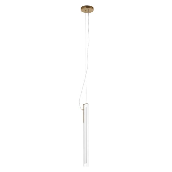 Candeeiro suspenso LED vertical Oslo