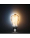 Bombilla LED filamento ST72 550Lm 7W 2.100K - Philips Hue - Compatible con Alexa, Google Home | LeonLeds