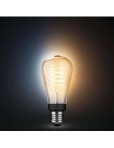 Bombilla LED filamento ST72 550Lm 7W 2.100K - Philips Hue - Compatible con Alexa, Google Home | LeonLeds 2