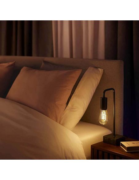 Bombilla LED filamento ST72 550Lm 7W 2.100K - Philips Hue - Compatible con Alexa, Google Home | LeonLeds