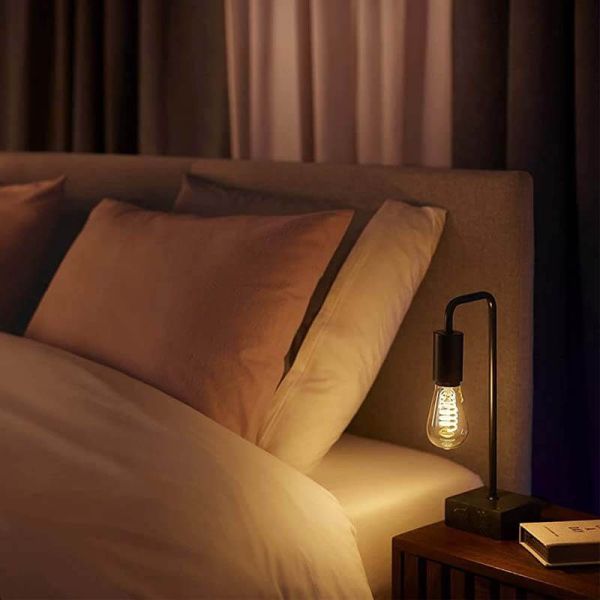 Bombilla LED filamento ST72 550Lm 7W 2.100K - Philips Hue - Compatible con Alexa, Google Home | LeonLeds