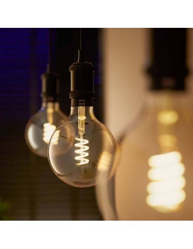 Bombilla LED Globo G93 Edison 550Lm 7W 2.100K - Philips Hue - Compatible con Alexa, Google Home 8719514301481 | LeonLeds