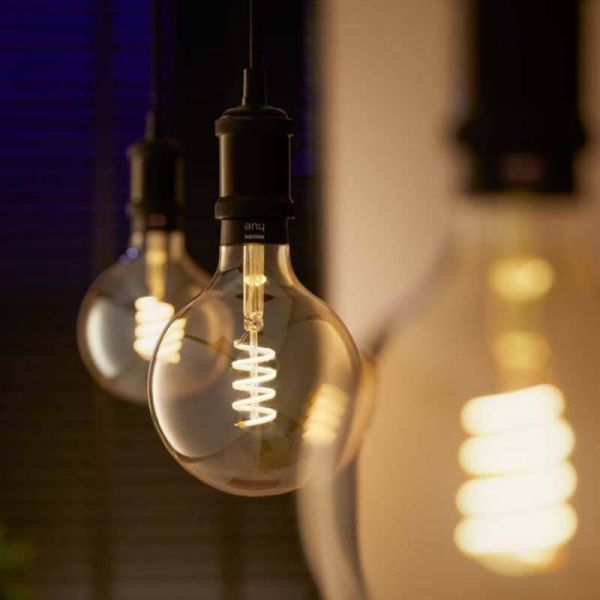 Bombilla LED Globo G93 Edison 550Lm 7W 2.100K - Philips Hue - Compatible con Alexa, Google Home 8719514301481 | LeonLeds