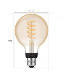Bombilla LED Globo G93 Edison 550Lm 7W 2.100K - Philips Hue - Compatible con Alexa, Google Home 8719514301481 | LeonLeds