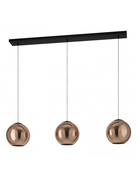 Suspensão de cristal Córdoba com 3 luzes