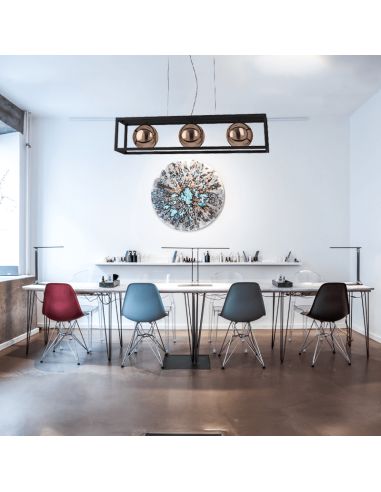 Plafonnier suspendu Córdoba en métal ambiant