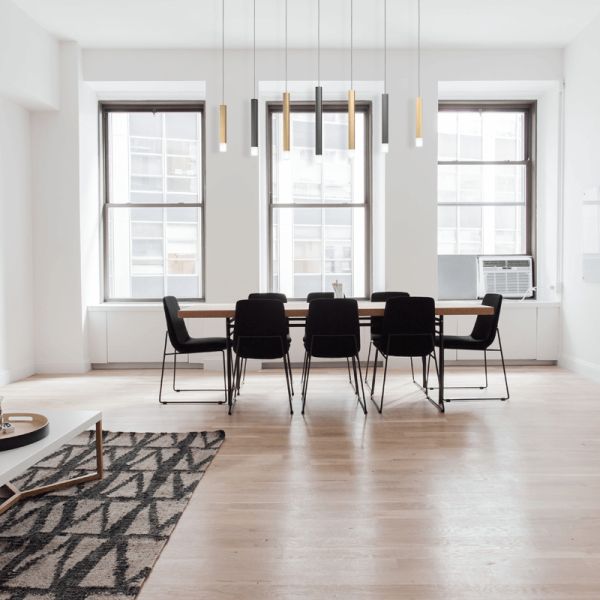 Lámpara colgante LED minimalista de 7 luces ambiente