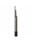 Lampadaire LED orientable en métal Shelves
